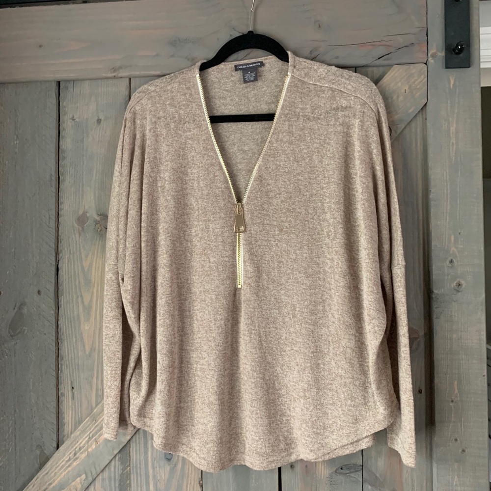 Zip up sweater
